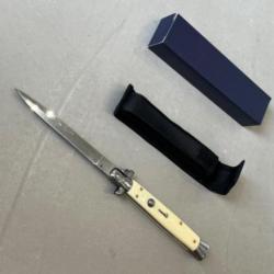 Couteau automatique stiletto XXL nacré 33cm