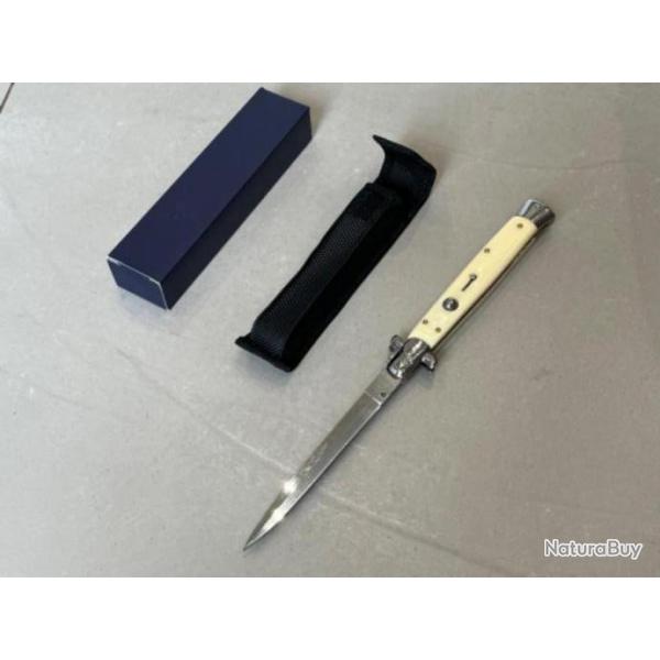 Couteau automatique stiletto XXL nacr 33cm