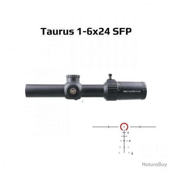 Lunette de Vise Vector Optics Taurus 1-6x24 FFP Compatible avec calibre 338