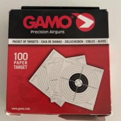 100 cibles carton Gamo