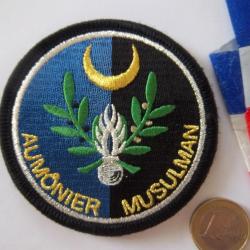 écusson militaire gendarmerie aumônier musulman insigne tissu