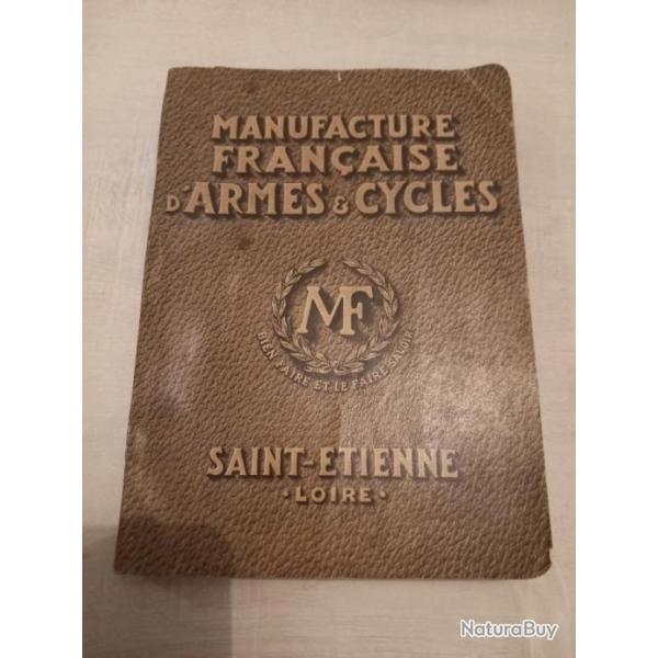 Catalogue manufrance anne 1937