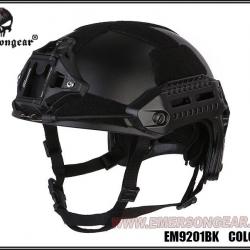 Réplique du casque balistique Tactical MICH 2001 MK Style (Emerson) Noir