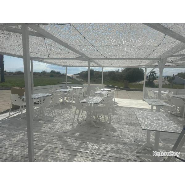 Filet de camouflage renforc Bartavel - 80% d'ombrage - BLANC Blanc 3x5m