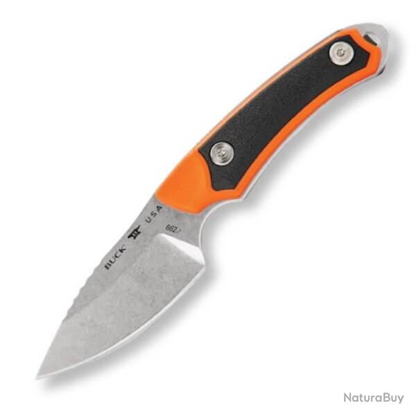 BU0662.ORS Couteau de chasse Buck Alpha Scout orange