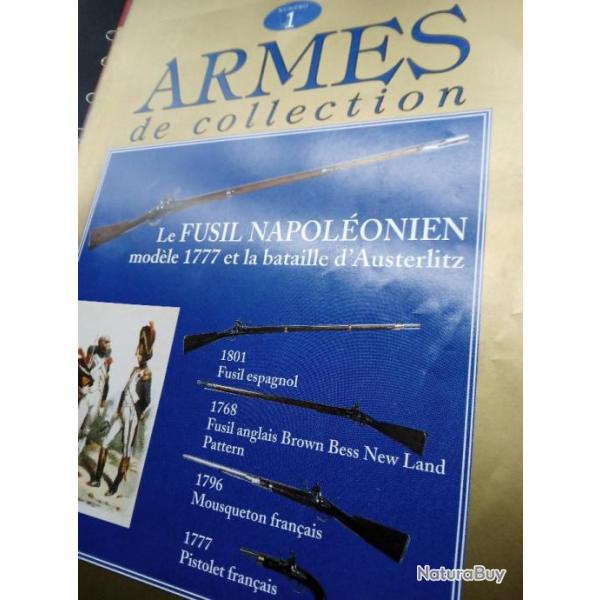 17 revues  " ARMES DE COLLECTIONS  "  dition HACHETTE
