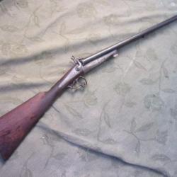 fusil à broche calibre 16 canon 74 cm