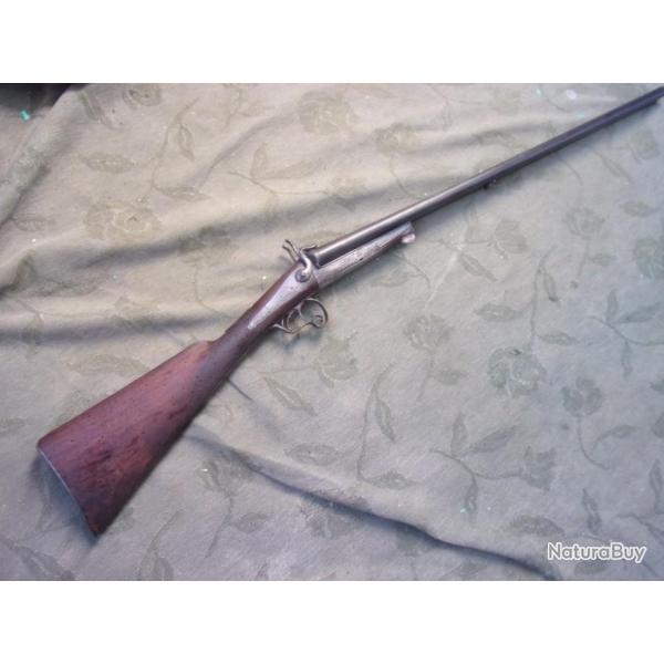 fusil  broche calibre 16 canon 74 cm