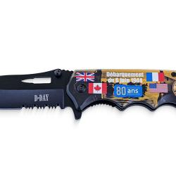 Couteau pliant 80ème anniversaire du Débarquement en Normandie