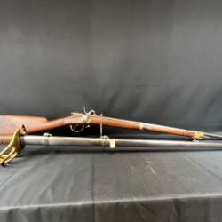 FUSIL CHASSEPOT 1858 calibre 11mm avec sabre-lance 18621ere série photo
