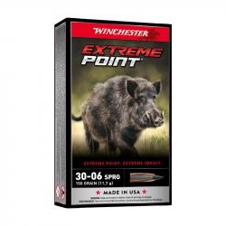 20 CARTOUCHES WINCHESTER EXTREME POINT 180GR CALIBRE 30-06