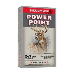 Cartouches 243 Win Power Point - 100 Gr