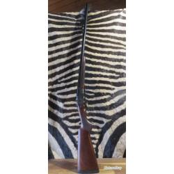 Fusil HUGLU juxtaposé 200 contreplatine gravé cal.28/70 - ca.71cm - 5 chokes - monodétente
