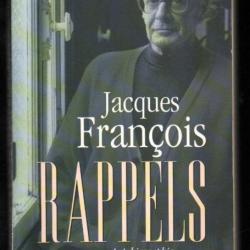 jacques françois rappels autobiographie , cinéma théatre français