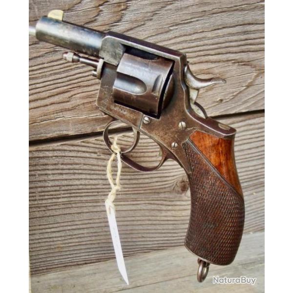 .450 Webley RIC M.1883 Revolver 5 coups, Canon 6cm pas Colt Smith & Wesson - 1 Dbut - Sans Rserve