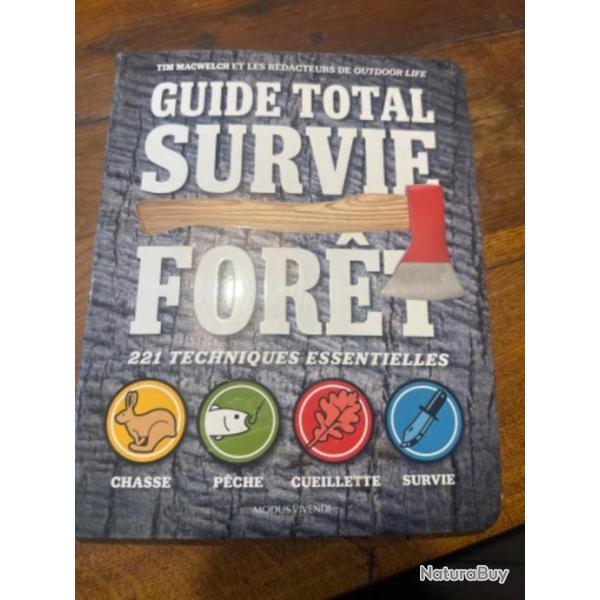 Livre guide total de survie en fort
