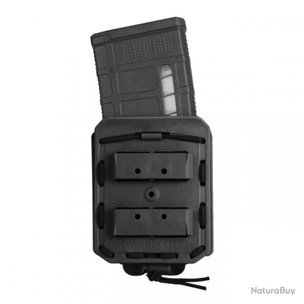 Porte-chargeur simple Bungy 8BL noir pour .308/7,62 mm