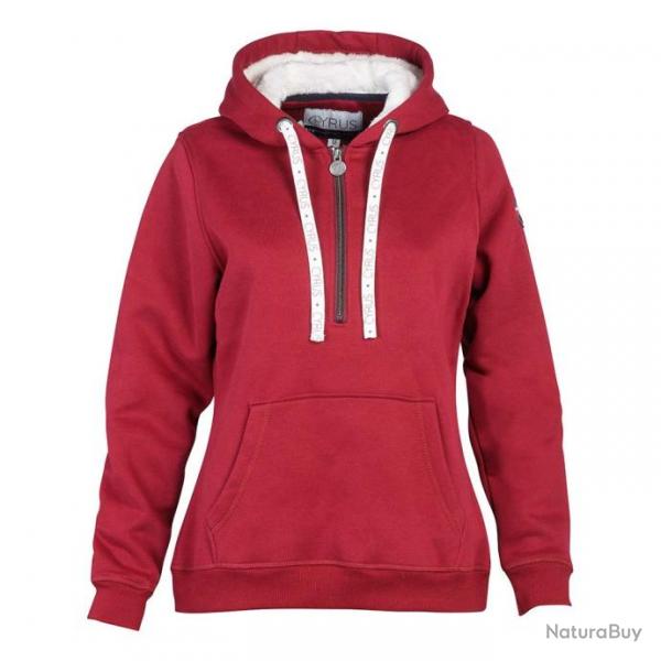 Sweatshirt  capuche col zipp Alexandra BORD