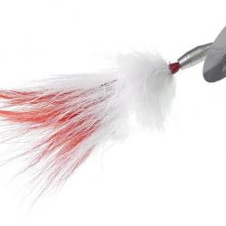 Cuillère PANTHER MARTIN Muskie Marabuck 20 SILVER WHITE RED