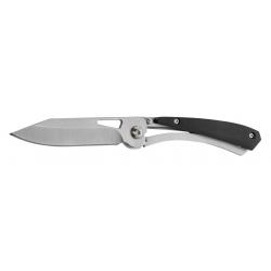 Couteau pliant à ouverture à pivot avec manche noir-Couteau pliant manche noir