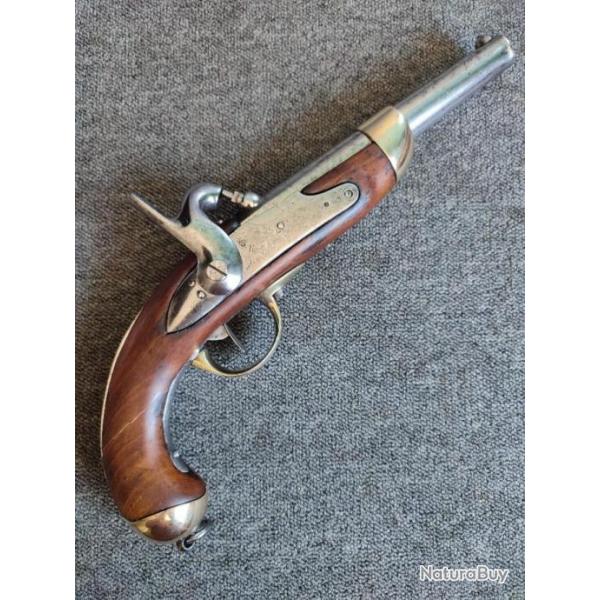 Pistolet modle 1822 T Bis Manufacture Royale de Charleville en trs bel tat