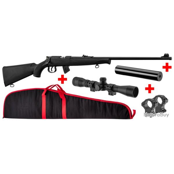 Pack Carabine Norinco JW15 Cal.22LR + Lunette + modrateur et fourreau