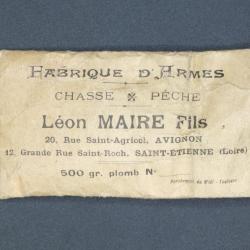 Sachet de plombs de collection Léon MAIRE et Fils