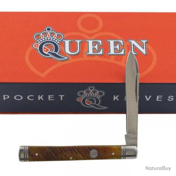 Couteau Queen Doctor's Knife Lame Acier Inox Manche OS Slip Joint QN016