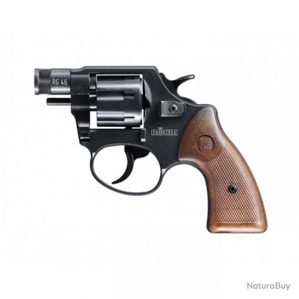 Revolver  blanc RHM cal.6mm flobert rg46 blk 7 coups