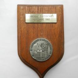 médaille de table tape de bouche 5° régiment d'hélicoptères de combat campagne d'appontages 1993