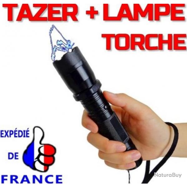 Electrochoc Puissant lampe torche taser shocker neuf