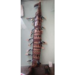 Magnifique sabre ethnique certainement de Polynésie superbe lame