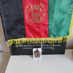 insigne+ numéro 325  opex KAPISA AFGHANISTAN 8° RPIMA  2008 + drapeau