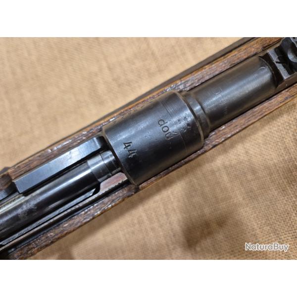 Mauser 98k 98 k heer en 8x57 js ww2 mauser  DOU 44  monomatricule avec sa bretelle originale