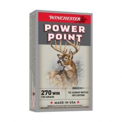 Cartouches 270 Win Power Point - 150 Gr