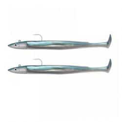 Double Combo Fiiish Crazy Paddle Tail Offshore 120 15g Pearl Blue