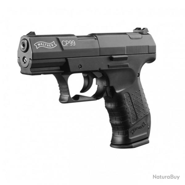 Pistolet  plomb Walther Cp99 Co2 - Cal. 4.5 Bicolore - Noir