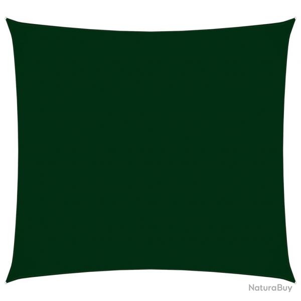 Voile toile d'ombrage parasol tissu oxford carr 7 x 7 m vert fonc 02_0009546