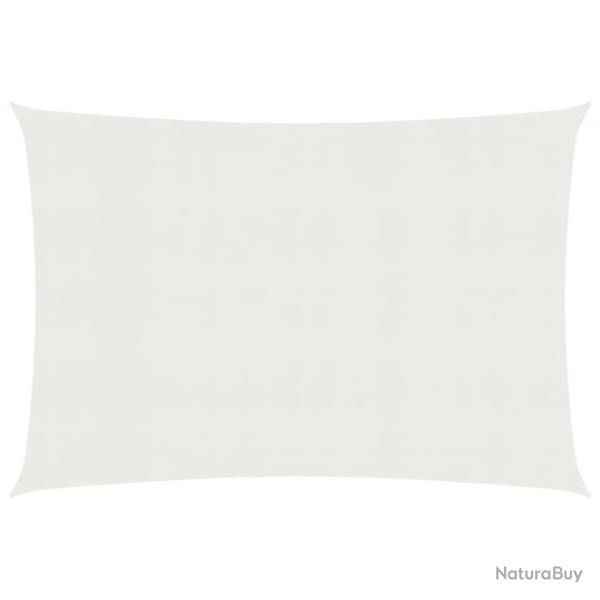 Voile toile d'ombrage parasol 160 g/m blanc 2,5 x 3,5 m PEHD 02_0009000