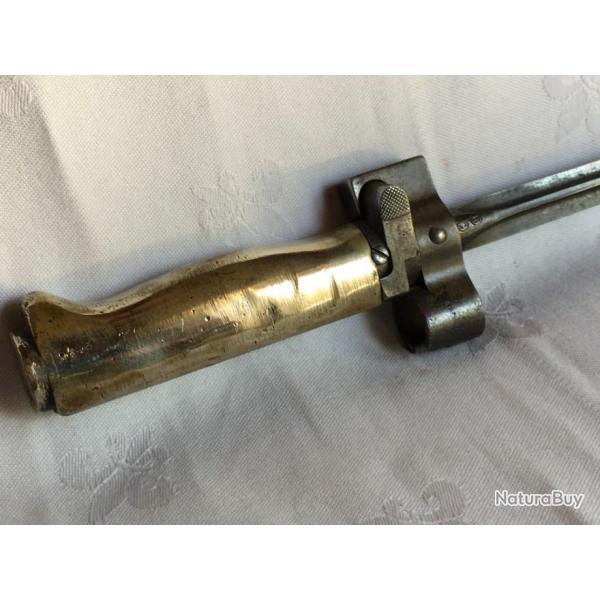 BAIONNETTE FRANCAISE pour fusil LEBEL .M1886 modif 15