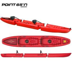 Kayak Point 65°N Falcon Duo Sit-On-Top Modulable Rouge 2 places