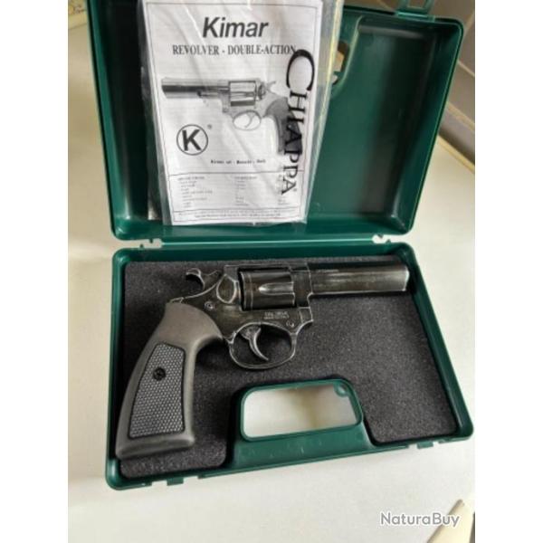 KIMAR Power Revolver 380 4" comme neuf. utilis une seule fois  9mm blanc. PAK