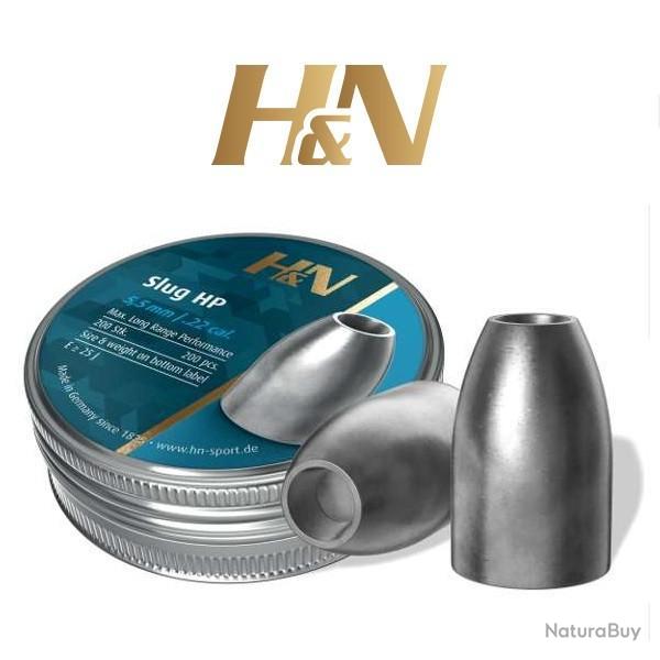 Pellets H&N Slug HP cal. 5,51 mm /.217" - Bote de 200 pellets de 1,49 g. (3 units)
