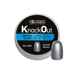 JSB KO SLUGS cal 4.5 mm par 400