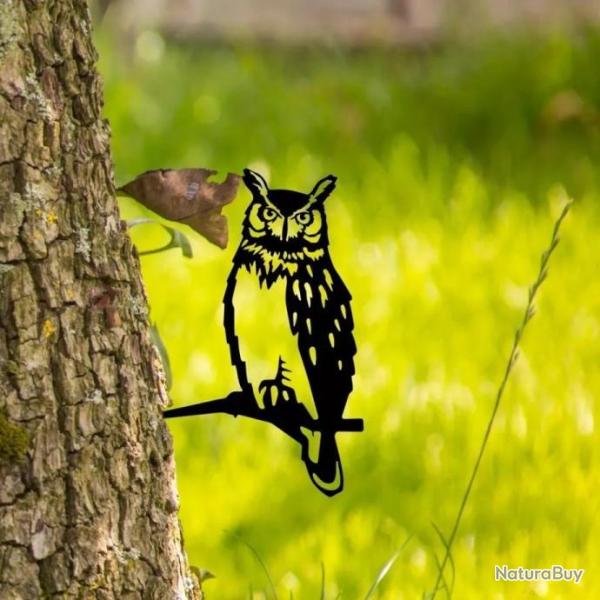 Hibou en mtal pour arbre Dcoration jardin ou autres dispo de suite zz