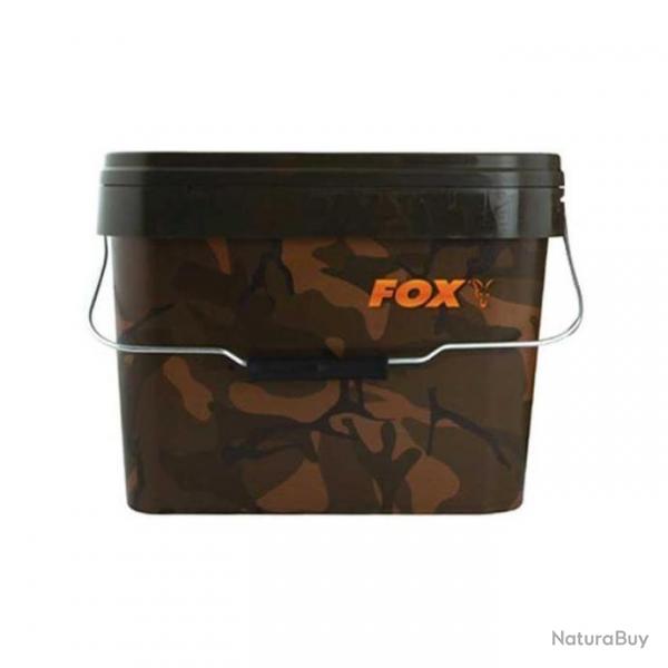 SEAU FOX CARRE SQUARE BUCKET CAMO 10 litres + COUVERCLE