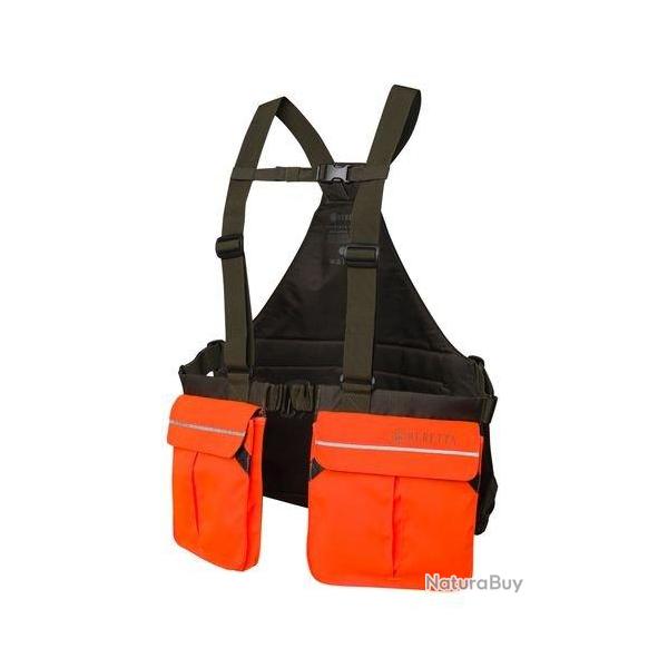 Gilet de chasse homme Strap EVO vert&orange BERETTA