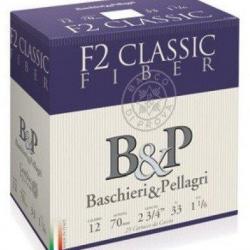 Cartouches F2 Classic Fiber 33gr cal 12 B&P-Plomb 6