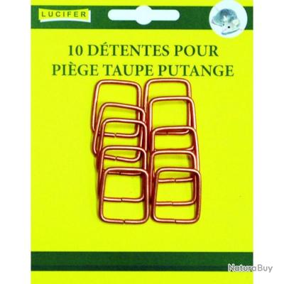 Lot De 10 Ressorts Pour Piège à Taupes - Compatible Piège Simple Ressort Rivé - Marque Masy