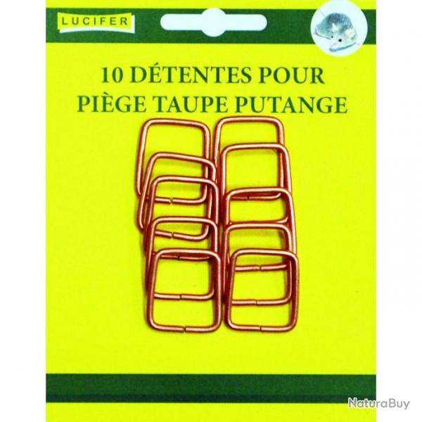 Dtentes pour piges  taupe (par 10)-dtentes pour piges  taupe Putange (x10)